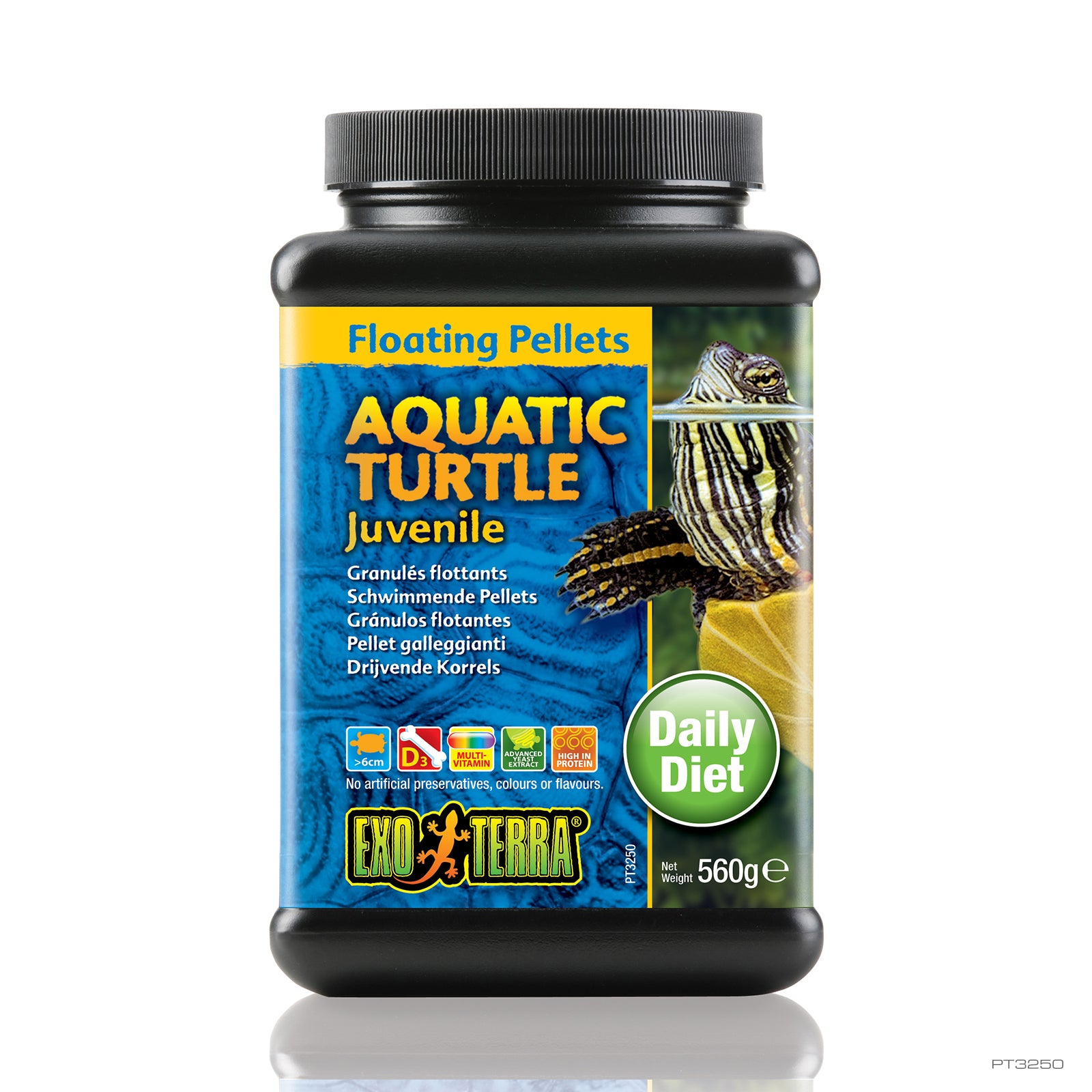 EXO TERRA TURTLE FOOD JUVENILE 560G