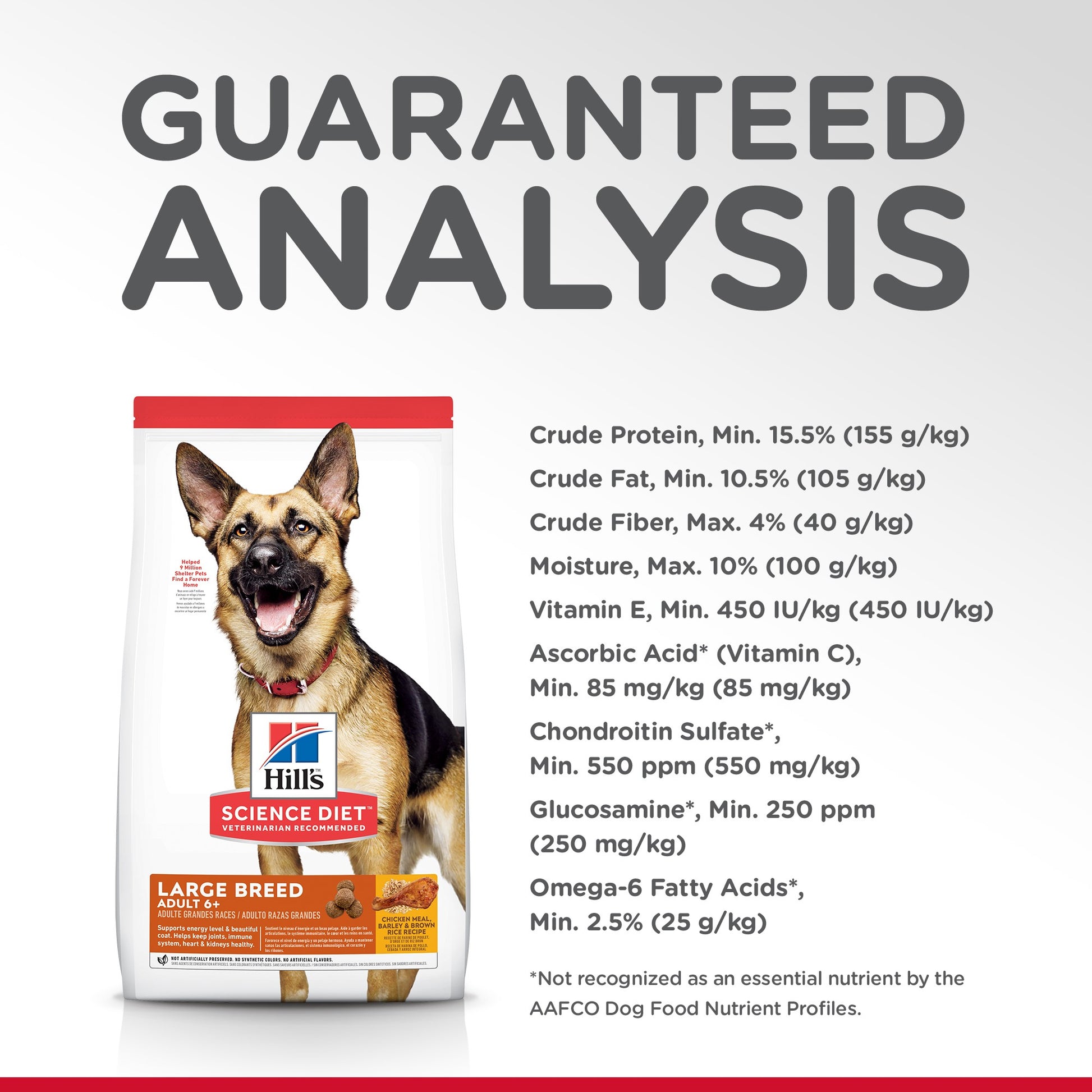 HILL'S SCIENCE DIET SENIOR ADULT 6+ LARGE BREED DRY DOG FOOD 12KG