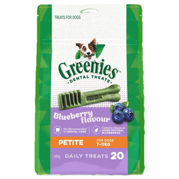 GREENIES BLUEBERRY PETITE 340G