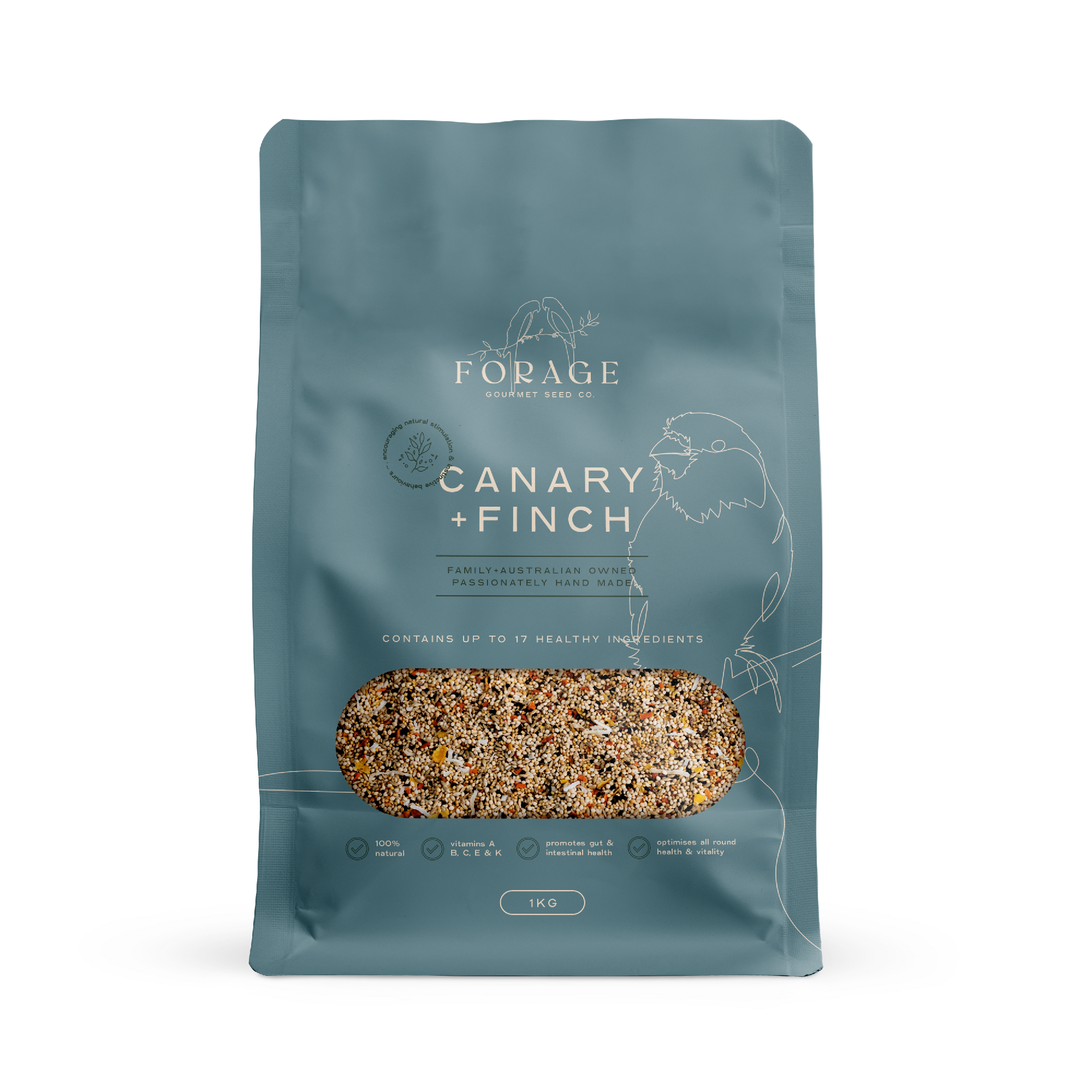 FORAGE CANARY & FINCH 1KG
