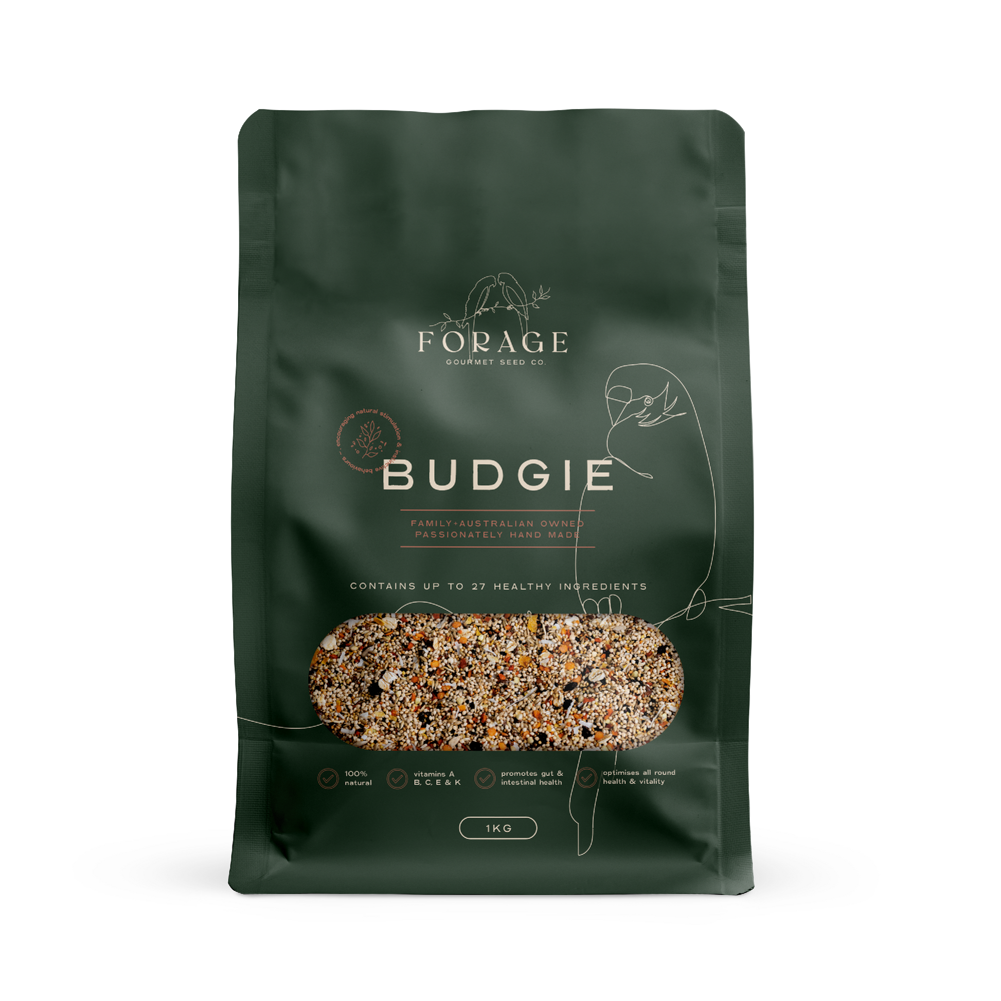 FORAGE BUDGIE 1KG