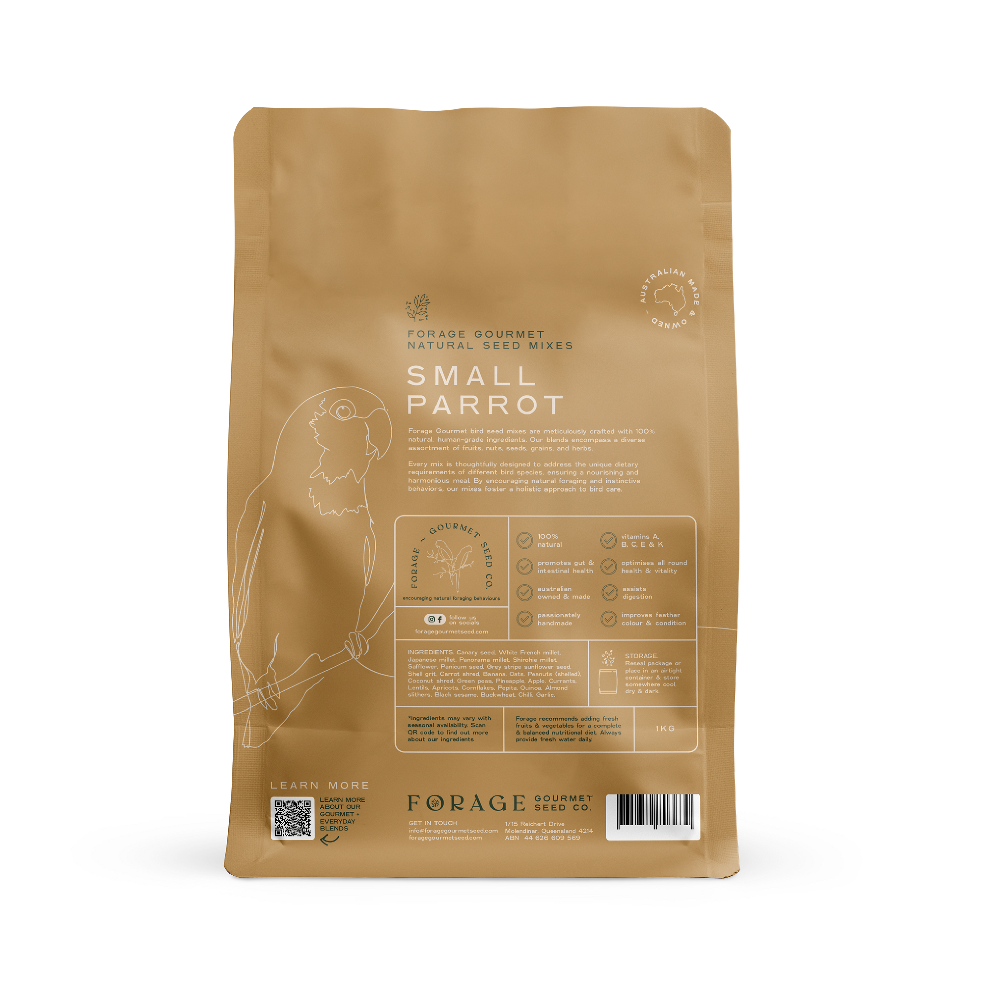 FORAGE SMALL PARROT 1KG