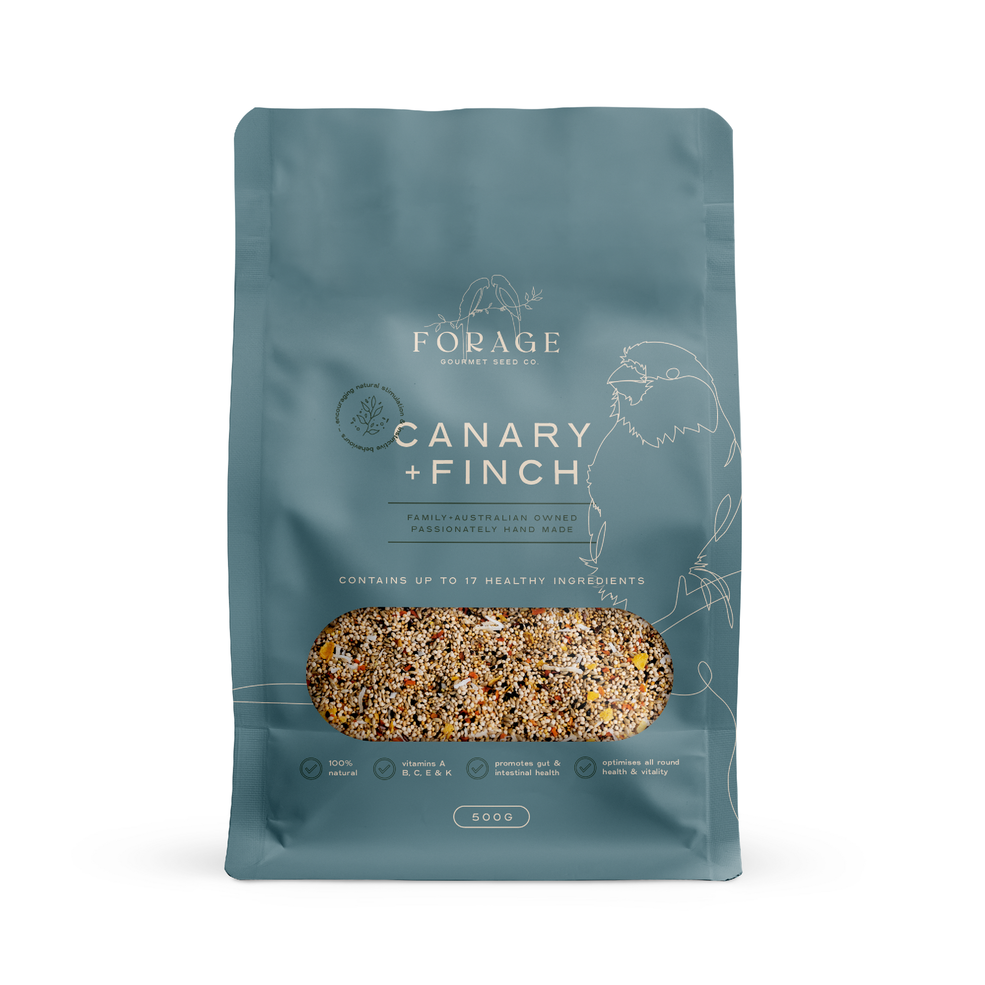 FORAGE CANARY & FINCH 500G