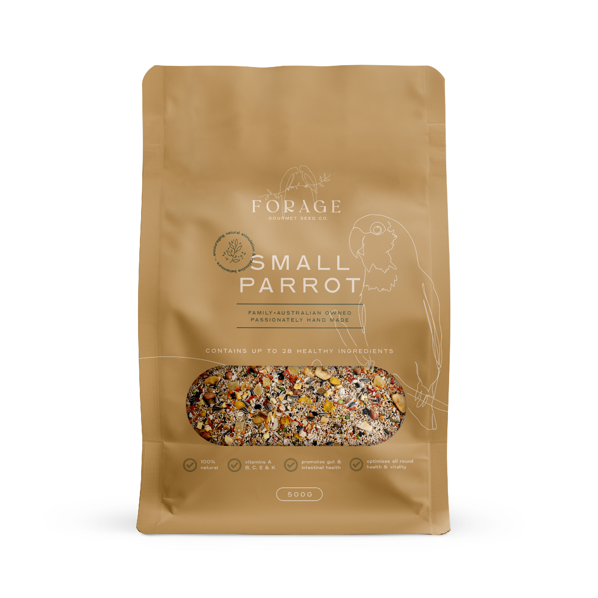 FORAGE SMALL PARROT 500G