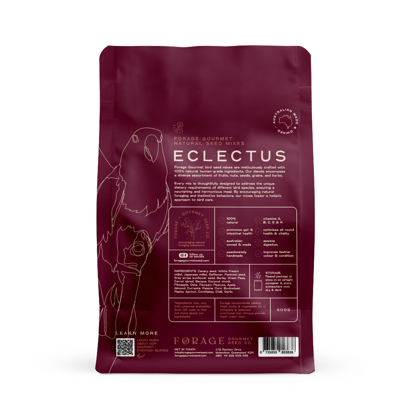 FORAGE ECLECTUS 500G