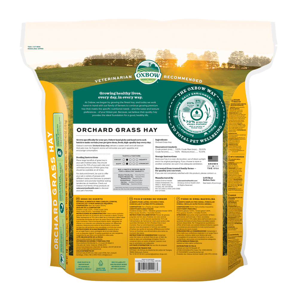 OXBOW ORCHARD GRASS HAY 1.13KG