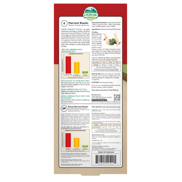 OXBOW TIMOTHY CARROT