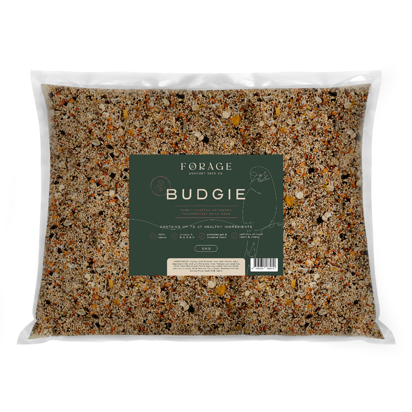 FORAGE BUDGIE 5KG
