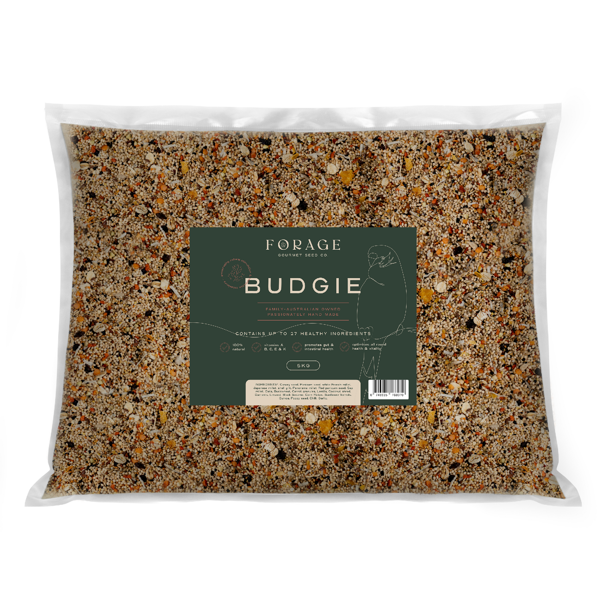 FORAGE BUDGIE 5KG