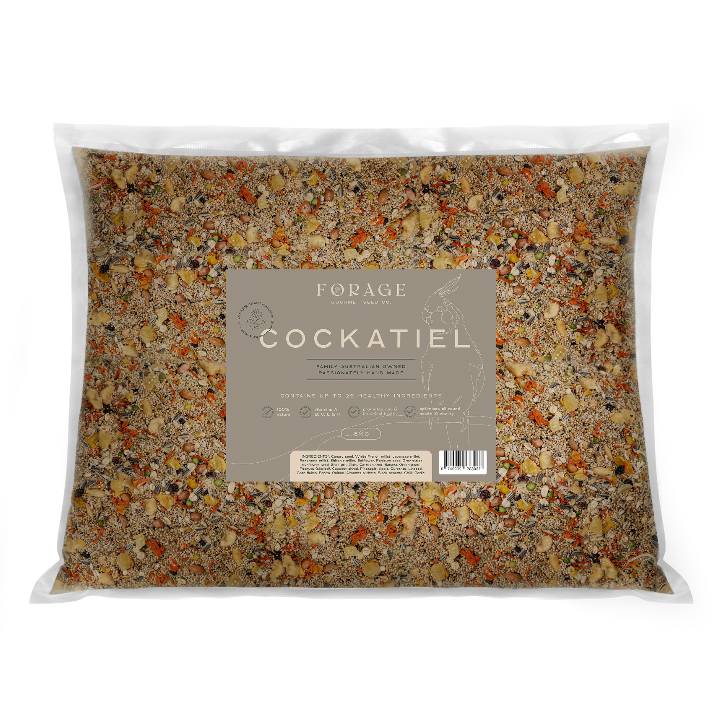 FORAGE COCKATIEL 5KG