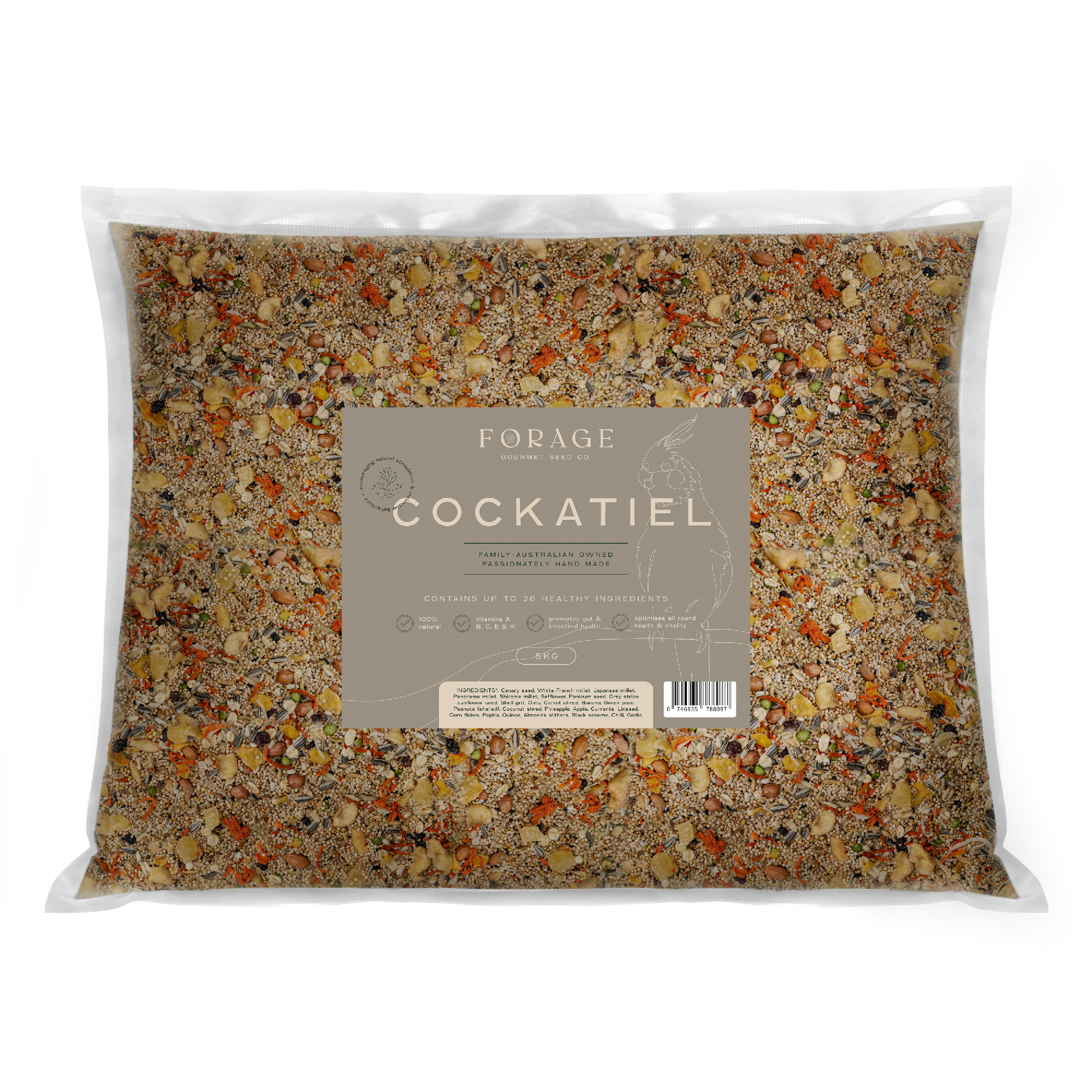 FORAGE COCKATIEL 5KG