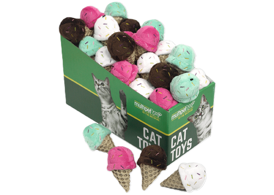 MULTIPET ICE CREAM CAT TOY