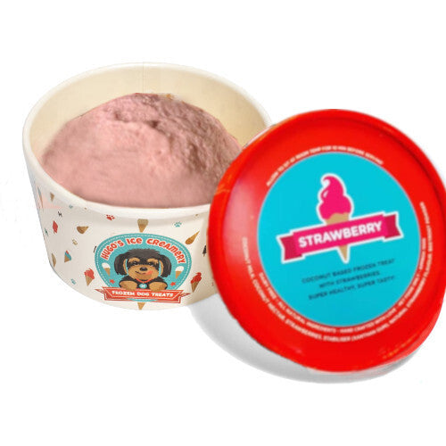 HUGO'S ICE CREAM STRAWBERRY