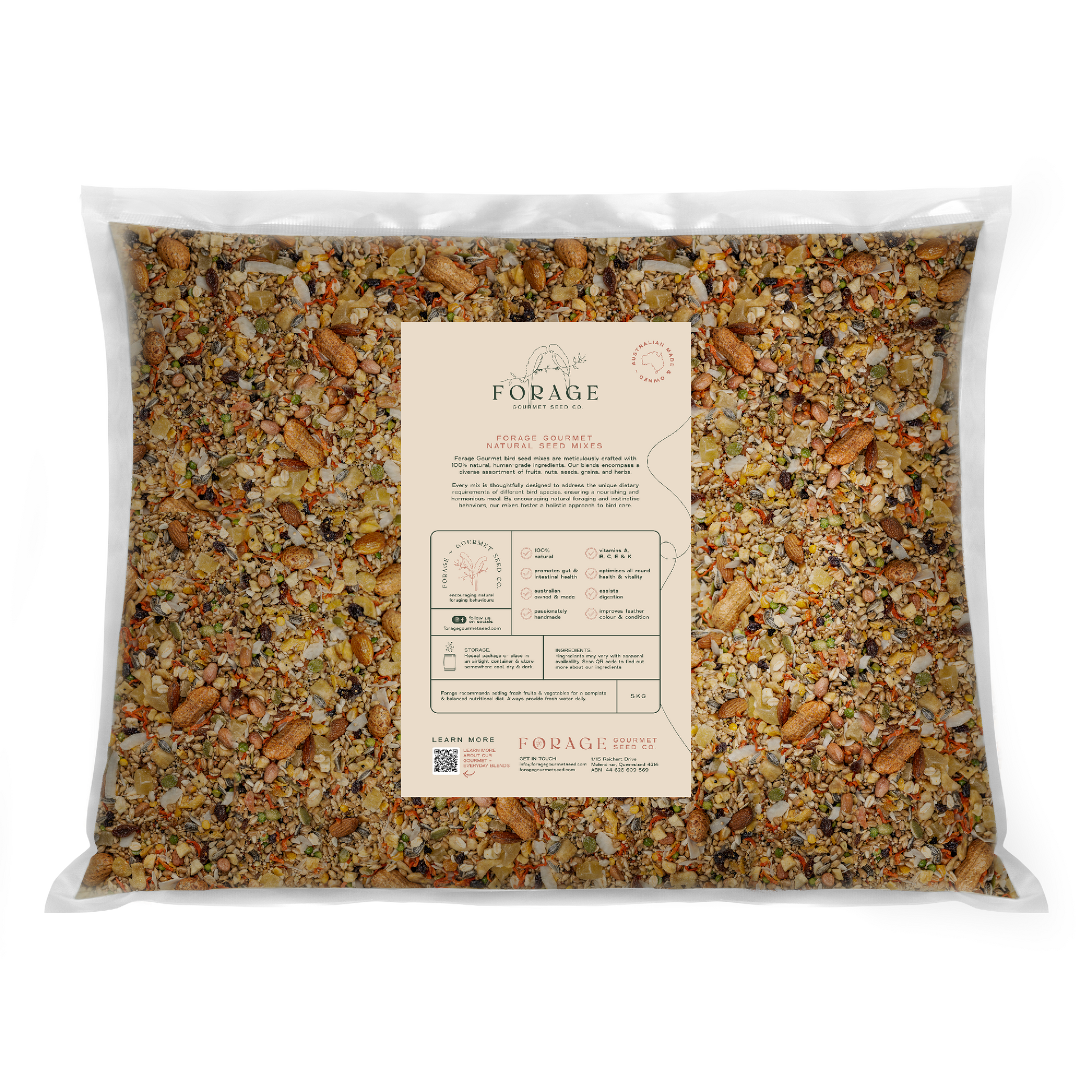 FORAGE RINGNECK & ALEXANDRINE 5KG