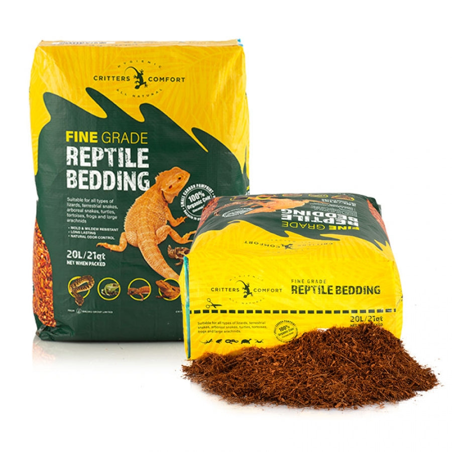 REPTILE ONE CRITTERS COMFORT BEDDING FINE 20L