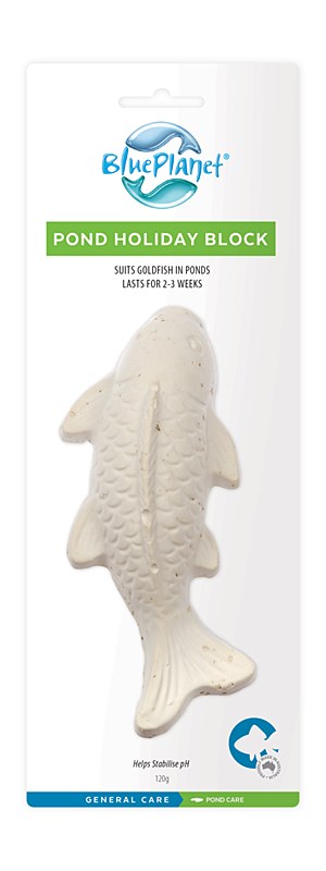 BLUE PLANET POND FOOD BLOCK 120G