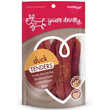 YOURS DROOLLY DUCK TENDERS 90G