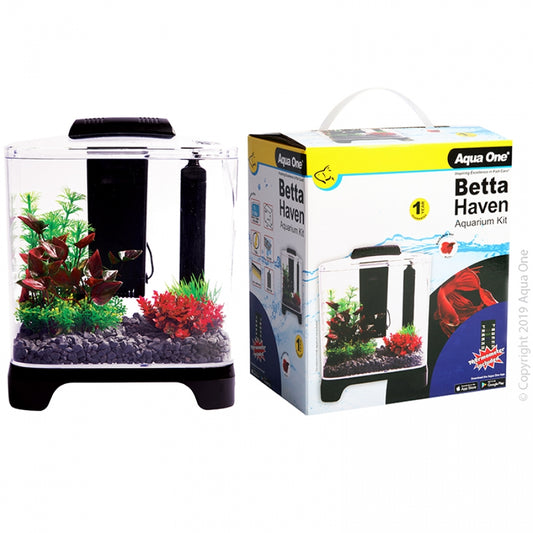 AQUA ONE BETTA HAVEN 7L ACRYLIC AQUARIUM