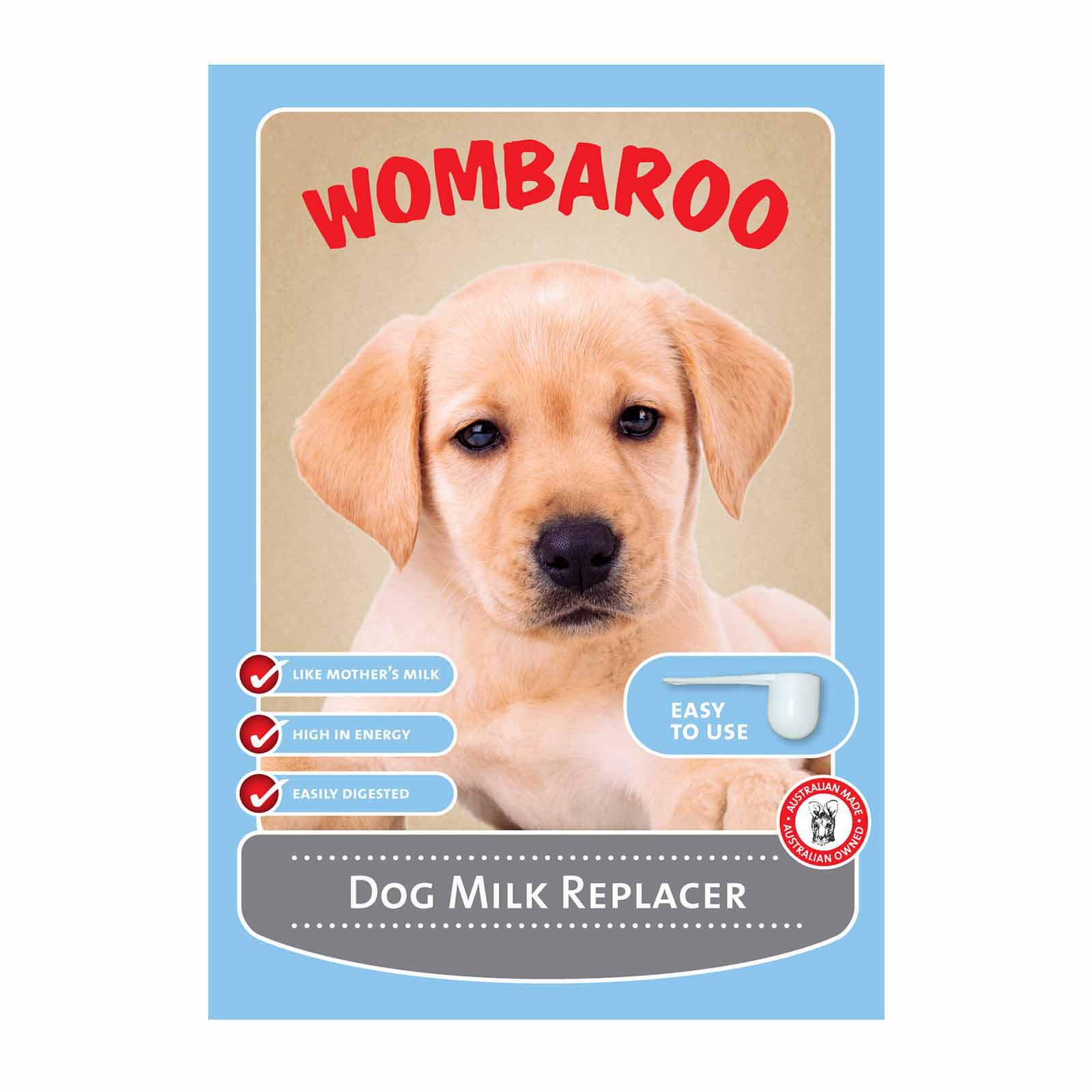 WOMBAROO DOG MILK REPLACER 215G