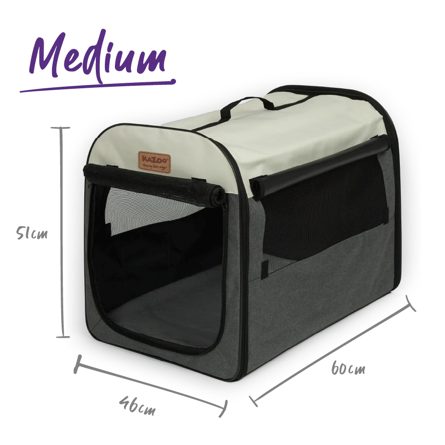 KAZOO POP UP TRAVEL CRATE MEDIUM