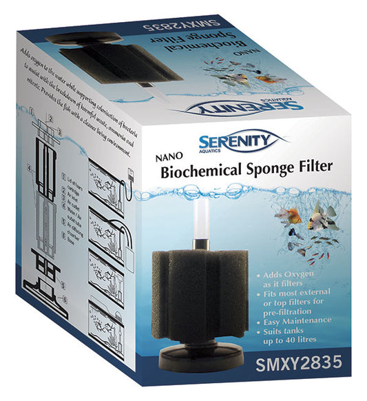 SERENITY SMXY2835 BIOCHEMICAL SPONGE FILTER