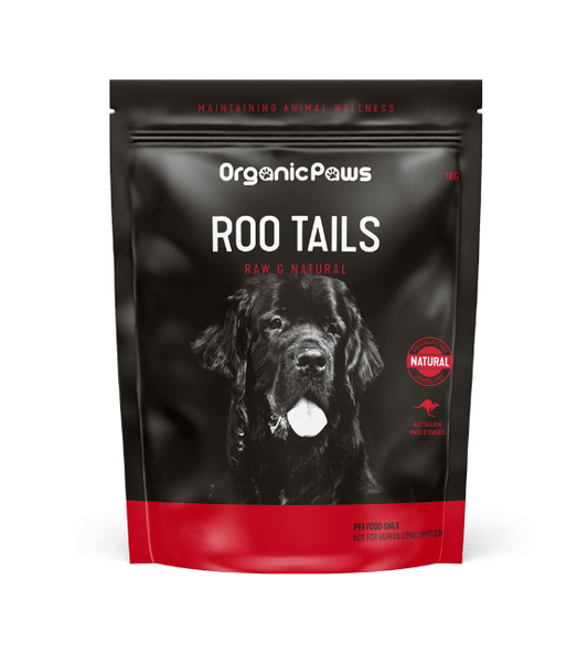ORGANIC PAWS ROO TAILS 1KG