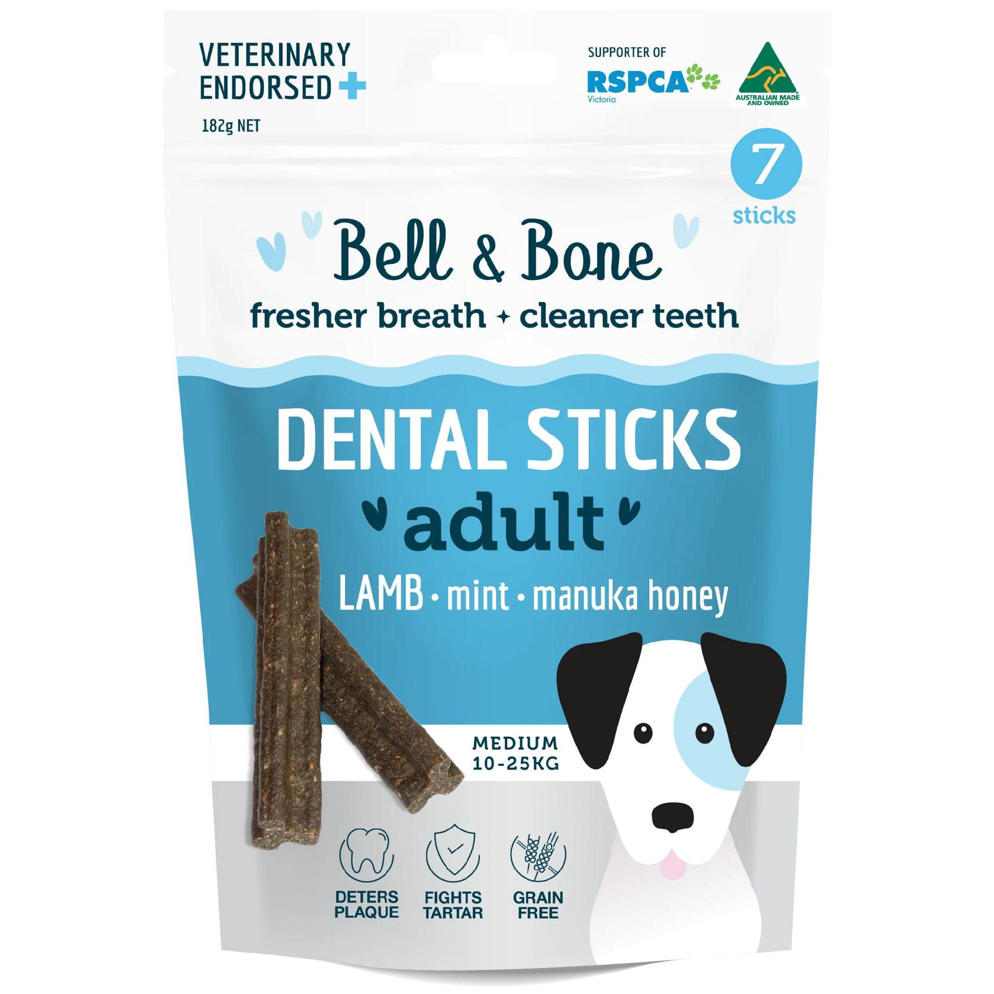 BELL & BONE DENTAL CHEW MEDIUM LAMB