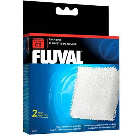 FLUVAL C3 HANG ON FILTER FOAM PAD 2PK