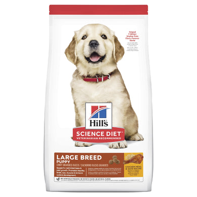 HILL'S SCIENCE DIET PUPPY LARGE BREED DRY DOG FOOD 12KG