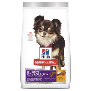 HILL'S SCIENCE DIET SENSITIVE STOMACH & SKIN ADULT SMALL & MINI  DRY DOG FOOD 1.8KG