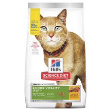 Load image into Gallery viewer, HILL&#39;S SCIENCE DIET ADULT 7+ SENIOR VITALITY DRY CAT FOOD 2.72KG