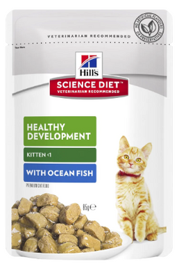 HILL'S SCIENCE DIET KITTEN HEALTHY DEVELOPMENT OCEAN FISH 85G