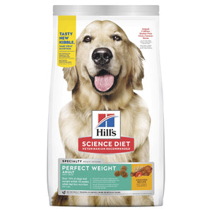 HILL'S SCIENCE DIET PERFECT WEIGHT ADULT DRY DOG FOOD 1.81KG