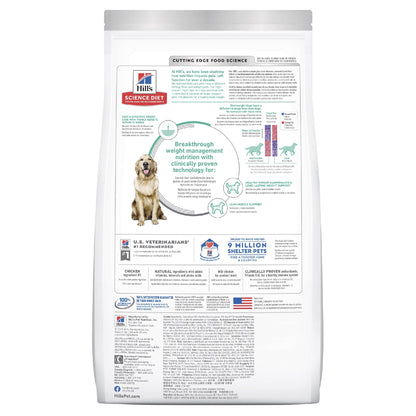 HILL'S SCIENCE DIET PERFECT WEIGHT ADULT DRY DOG FOOD 1.81KG