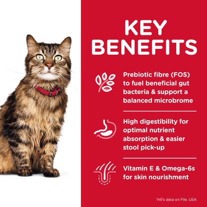 HILL'S SCIENCE DIET SENSITIVE STOMACH & SKIN ADULT DRY CAT FOOD 1.6KG