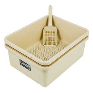 CATMATE LITTER TRAY SIEVE BEIGE 3PCE