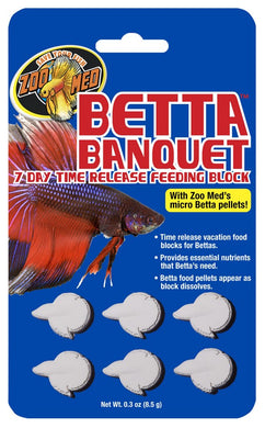 ZOO MED BETTA BANQUET 6 PACK