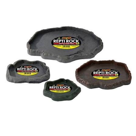 ZOO MED REPTI ROCK FOOD DISH XL