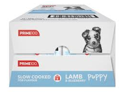 Pack Of PRIME100 SPD SLOW COOKED LAMB & BLUEBERRY PUPPY 354G