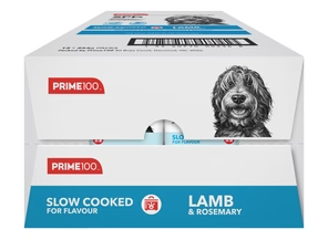 Pack Of PRIME100 SPD SLOW COOKED LAMB & ROSEMARY 354G