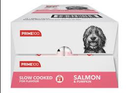 Pack Of PRIME100 SPD SLOW COOKED SALMON & PUMPKIN 354G