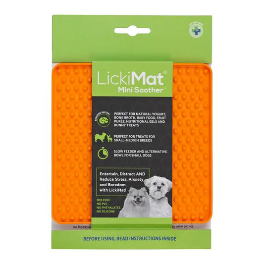 LICKIMAT SOOTHER MINI ORANGE