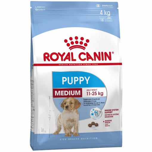 ROYAL CANIN DOG MEDIUM PUPPY 4KG