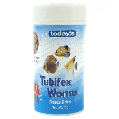 TODAYS TUBIFEX WORMS 15G