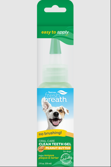 TROPICLEAN CLEAN TEETH ORAL CARE GEL PEANUT BUTTER 59ML