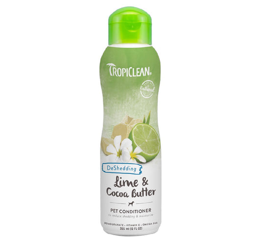 TROPICLEAN CONDITIONER - LIME COCOA BUTTER 355ML