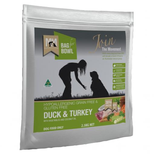 MEALS FOR MUTTS GRAIN FREE DUCK TURKEY 2.5KG