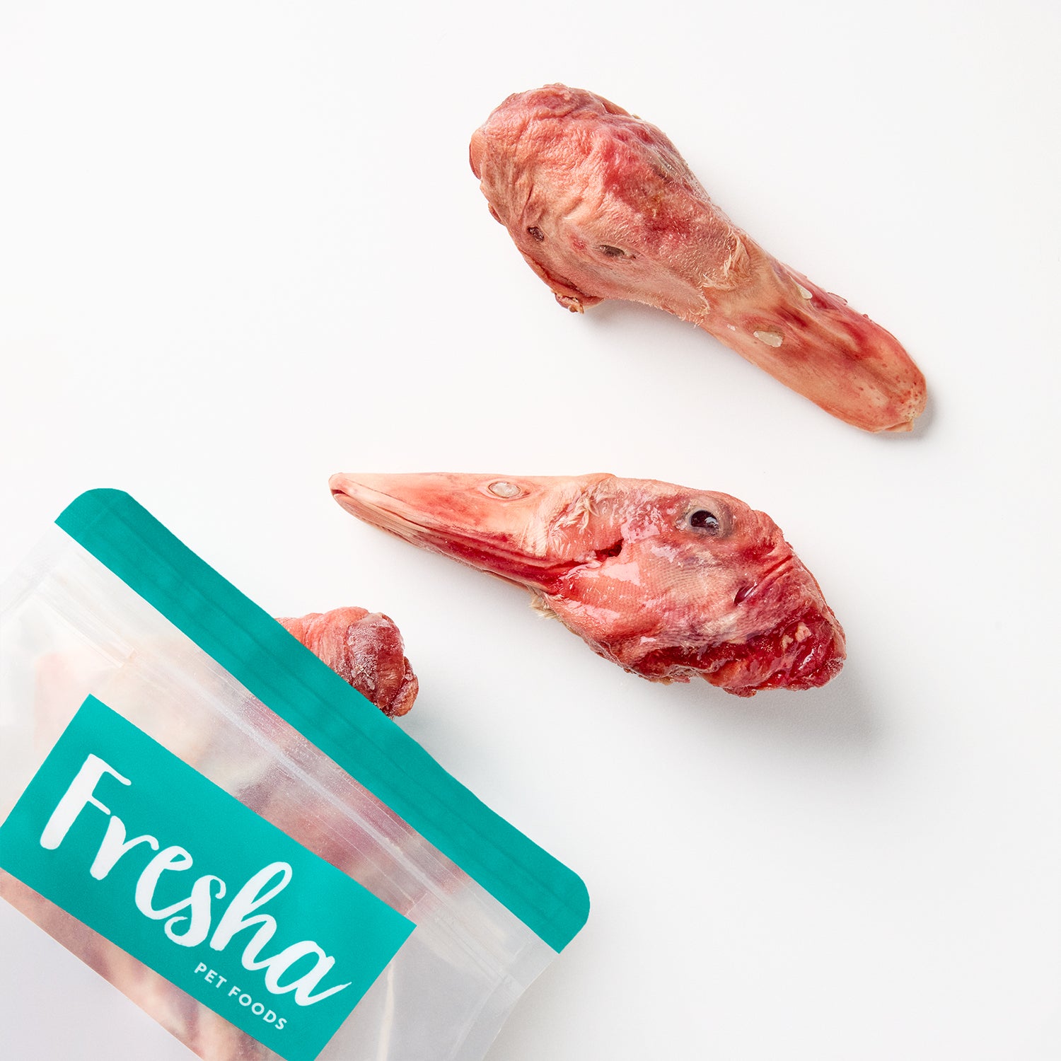 FRESHA DUCK HEADS 4PCK