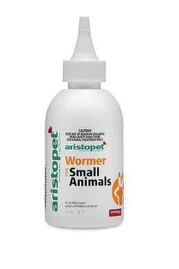 AP SMALL ANIMAL WORMER 125ML