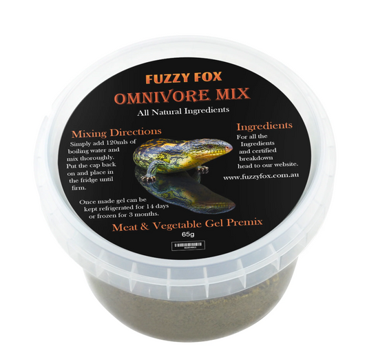 FUZZY FOX OMNIVORE GEL MIX 65G REPTILE